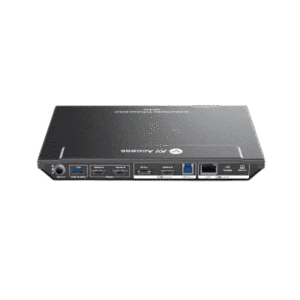 USB-C KVM Switch Docking Station for 2 PCs & 2 Monitors, 100W PD for Laptop, EDID Emulation, High Refresh Rates for Home Office & Gaming        KD-E10