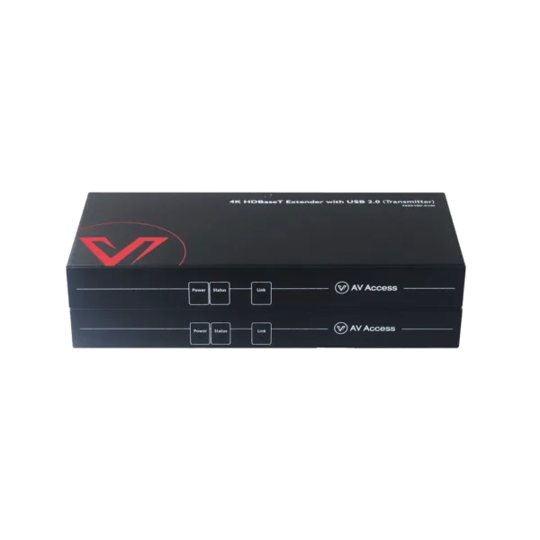 Zero-Latency 4K HDMI KVM Extender, 100m/330ft HDBaseT Extender w/ 4-Port USB 2.0 for PC Control, 1080P@120Hz, PoH & RS232        4KEX100-KVM - Image 2