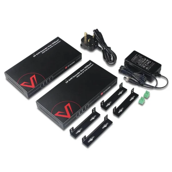 DisplayPort KVM Extender over CAT6, 4K Zero-Latency, 100m/330ft HDBaseT w/ Auto EDID            4KEX100-DP-KVM - Image 3
