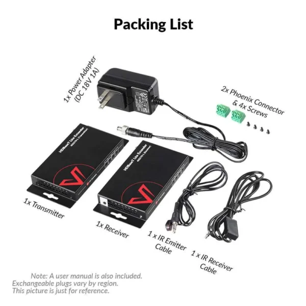 Economical 4K HDBaseT HDMI Extender, 70M HDMI Extender with 2-Way IR, CEC, PoE & RS232   4KEX70-L - Image 5